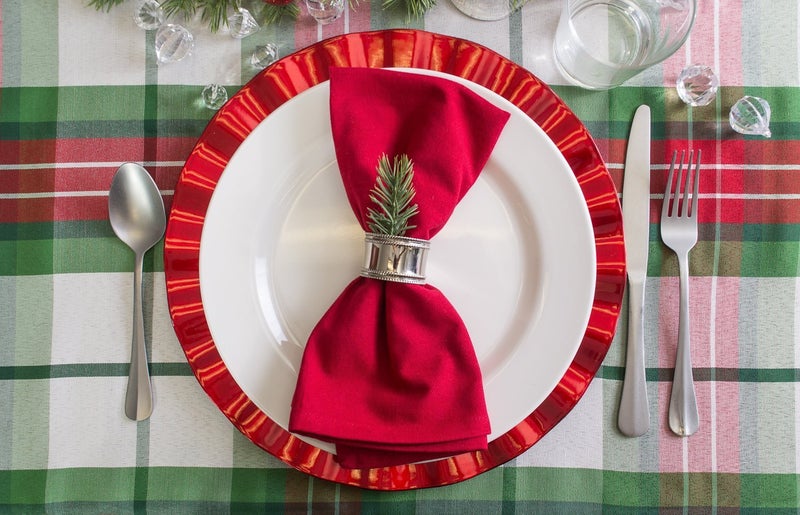 ITOS365 100% Cotton Dinner Napkins Red Cloth Napkin - 6 Pack (18 inches x 18 inches) Soft and Comfortable - Durable Hotel Quality - Ideal for Events and Regular Home Use - Image 3